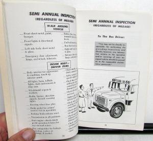 1971 GMC School Bus Owners Manual Care & Op Instructions Gas & Diesel Models