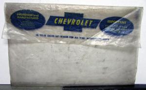 1963-1966 Chevrolet Owners Manual Glove Box Bag Sleeve Corvette Chevelle Pickup