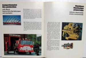 1976 Mack Tough Trucks Brochure For States & Municipalities Construction Refuse