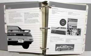 1988 Pontiac Product Dealer Album Data Book Fiero Firebird Grand Prix Safari