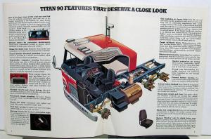 1974 Chevrolet Titan 90 Big Truck Tilt Cab Dealer Sales Brochure