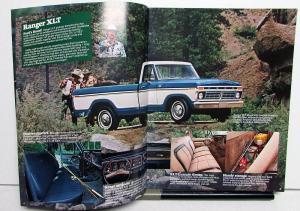 1977 Ford Pickups Dealer Sales Brochure F 100 250 350 Truck Models Original