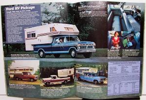 1977 Ford Pickups Dealer Sales Brochure F 100 250 350 Truck Models Original