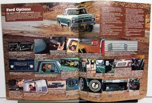 1977 Ford Pickups Dealer Sales Brochure F 100 250 350 Truck Models Original