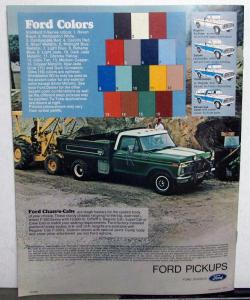 1977 Ford Pickups Dealer Sales Brochure F 100 250 350 Truck Models Original