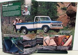 1977 Ford Pickups Dealer Sales Brochure F 100 250 350 Truck Models Original