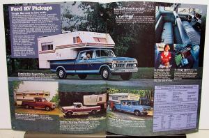 1977 Ford Pickups Dealer Sales Brochure F 100 250 350 Truck Models Original