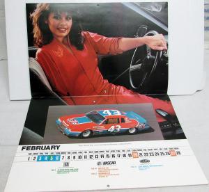 1983 Pontiac Firebird Girl Calendar Richard Petty Don Prudhomme Nascar NHRA