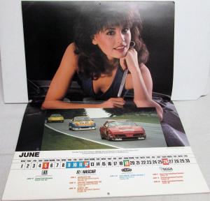 1983 Pontiac Firebird Girl Calendar Richard Petty Don Prudhomme Nascar NHRA