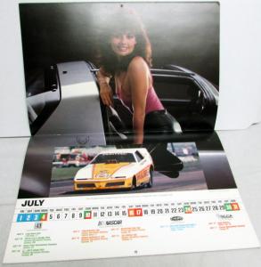 1983 Pontiac Firebird Girl Calendar Richard Petty Don Prudhomme Nascar NHRA