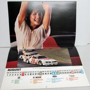 1983 Pontiac Firebird Girl Calendar Richard Petty Don Prudhomme Nascar NHRA