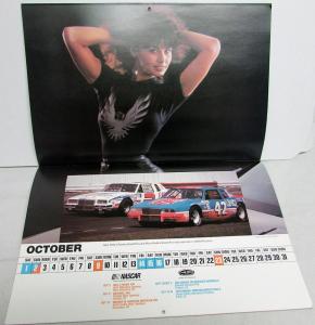 1983 Pontiac Firebird Girl Calendar Richard Petty Don Prudhomme Nascar NHRA