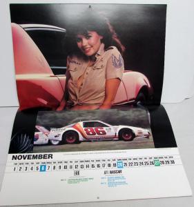 1983 Pontiac Firebird Girl Calendar Richard Petty Don Prudhomme Nascar NHRA