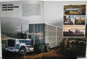 1981 Mack Truck Super-Liner Sales Brochure