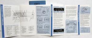 1983 Ford Econoline & Club Wagon Van Owners Manual Guide Original