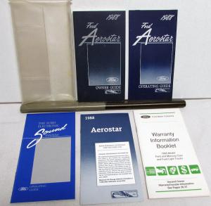 1988 Ford Aerostar Owners Manual Guide Care & Operation Original