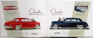 1950 Chrysler Original Color Sales Brochure for Royal and Windsor Models