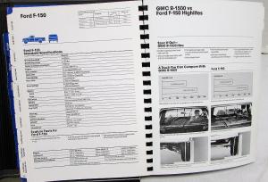 1987 GMC Truck Dealer Light Duty Comparison Digest S15 RV Series Van Safari