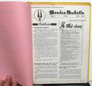 1961 Studebaker Dealer Service Bulletins & Letters Set Car Truck Repair Updates