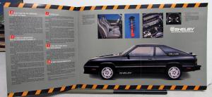 1987 Dodge Shelby Charger GLH-S Dealer Sales Brochure Folder W/Letter