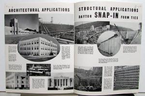 1937 Dayton Sure-Grip & Shore Co Concrete Form Ties Brochures Construction