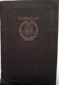 1910 Cadillac Model 30 Original Sales Brochure