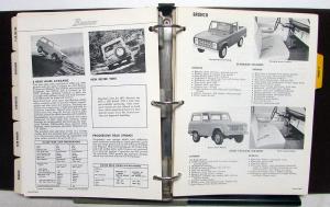 1971 Ford Light Duty Truck Facts Book Ranchero Bronco Econoline F 100 250 3520