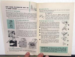 1951 Plymouth Owners Manual Care & Op 3rd Edition Concord Cambridge Cranbrook