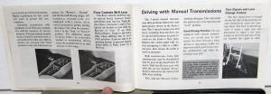 1972 Chevrolet Owners Manual Care & Operation Instructions SS W/Emission Booklet