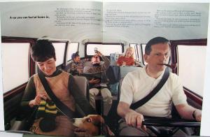 1968 Volkswagen Station Wagon Van  Sales Brochure