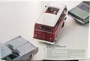 1968 Volkswagen Station Wagon Van  Sales Brochure