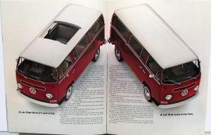 1968 Volkswagen Station Wagon Van  Sales Brochure