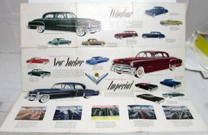 1951 Chrysler Windsor New Yorker Imperial Sales Brochure Original