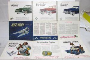 1951 Chrysler Windsor New Yorker Imperial Sales Brochure Original