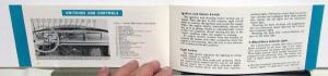 1967-1970 Jeep Wagoneer J Series Original Owners Manual & Maintenance Plan