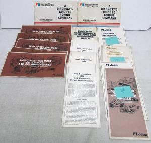 1980s Jeep Owners Manual Packet Material