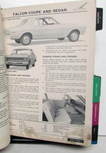 1968 Ford Data Book Mustang Fairlane Thunderbird Bronco F-100 F-250 Ranchero