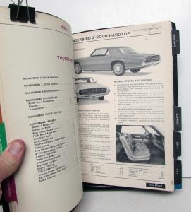 1968 Ford Data Book Mustang Fairlane Thunderbird Bronco F-100 F-250 Ranchero