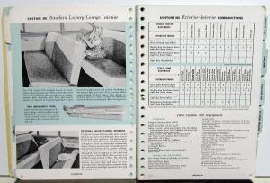 1958 Ford Dealer Facts Book Custom 300 Fairlane 500 Thunderbird Station Wagon