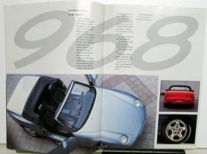 1991 Porsche 968 Foreign Dealer French Text Sales Brochure Large