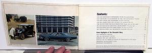 1965 Chevrolet Story Dealer Sales Brochure Promotional History 1911-65 Rare Orig