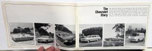 1965 Chevrolet Story Dealer Sales Brochure Promotional History 1911-65 Rare Orig