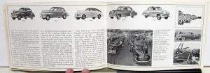 1965 Chevrolet Story Dealer Sales Brochure Promotional History 1911-65 Rare Orig