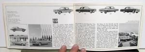 1965 Chevrolet Story Dealer Sales Brochure Promotional History 1911-65 Rare Orig