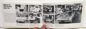 1965 Chevrolet Story Dealer Sales Brochure Promotional History 1911-65 Rare Orig