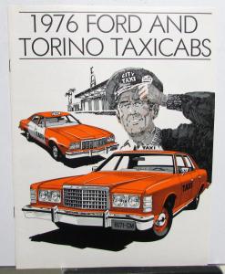 1976 Ford & Torino Taxicabs Dealer Fleet Sales Brochure Cab Taxi Original