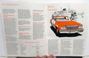 1976 Ford & Torino Taxicabs Dealer Fleet Sales Brochure Cab Taxi Original