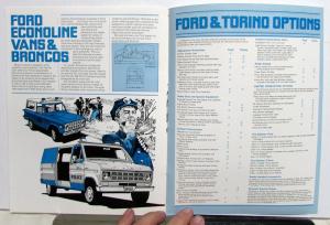 1976 Ford Dealer Police Cars & Emergency Vehicles Sales Brochure Interceptor