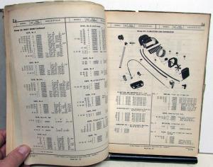 1929-1940 Studebaker Sixes & Eights Dealer Master Body Parts Catalog Book Orig