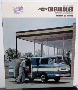 1963 Chevrolet Truck Dealer Corvair 95 Models Sales Brochure Pickup Van Orig